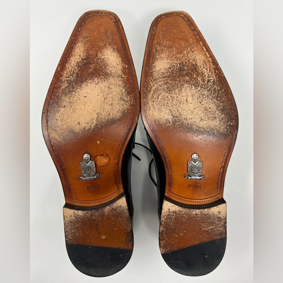 MEZLAN Classic Cap/Wing tip Dress shoes, 10 M, Black - Picture 8 of 10